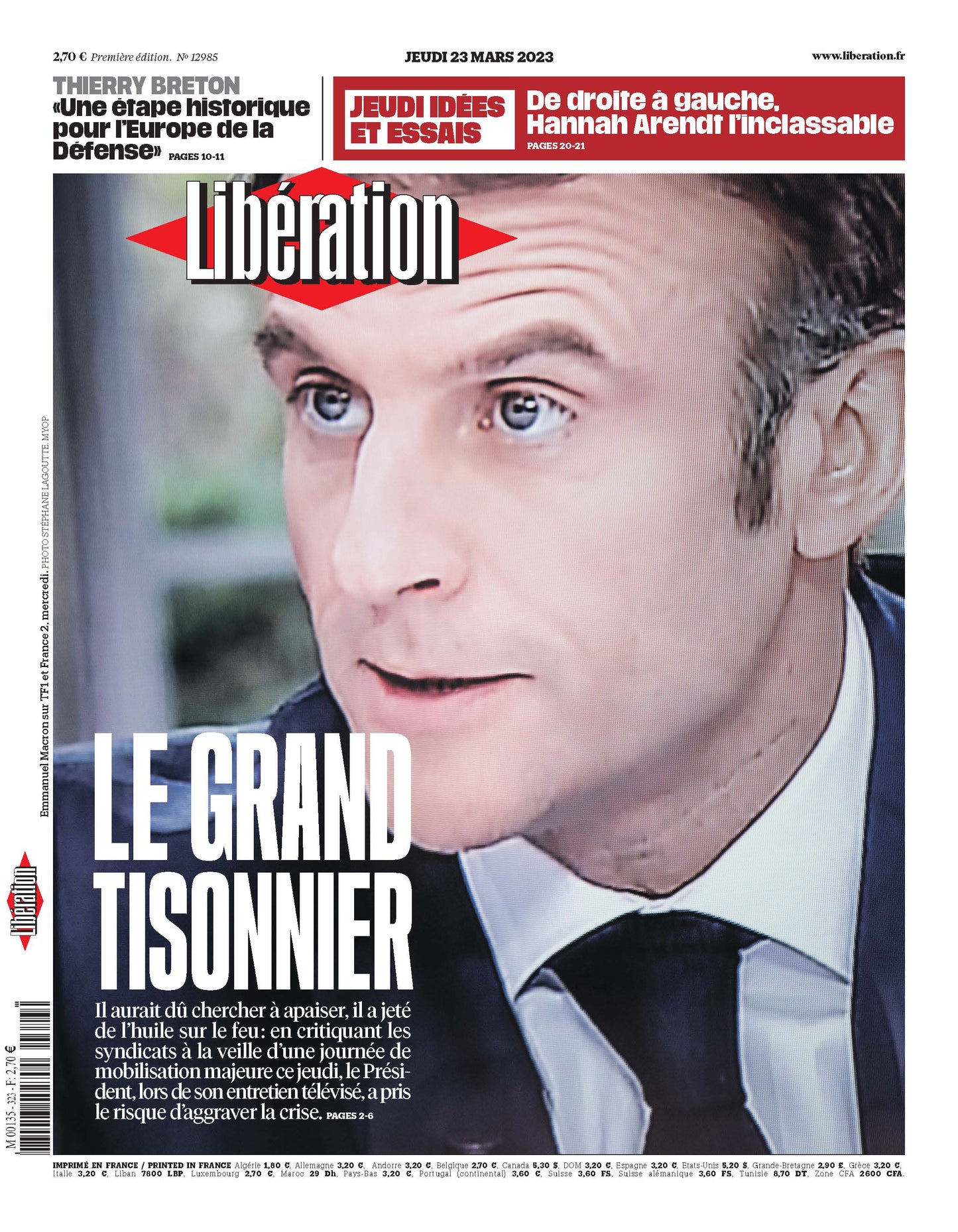 Le grand tisonnier. 23 mars 2023