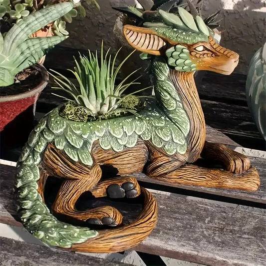 Creative Dragon Tree Planter Pot – Magical Gift for Nature Lovers