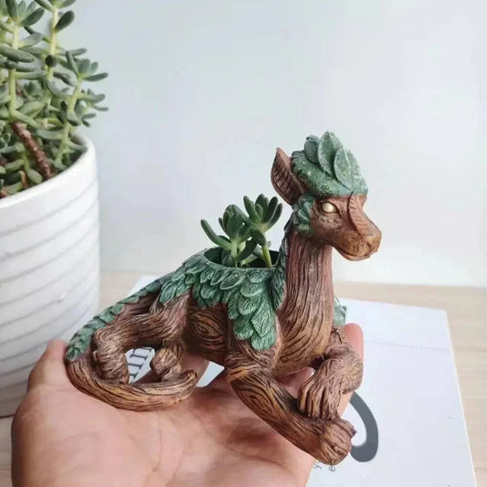Creative Dragon Tree Planter Pot – Magical Gift for Nature Lovers