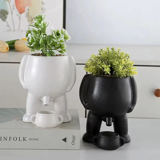 Funny Peeing Planter Pot | Piss Flower Pot Plants Home Gift Creative Gift Idea